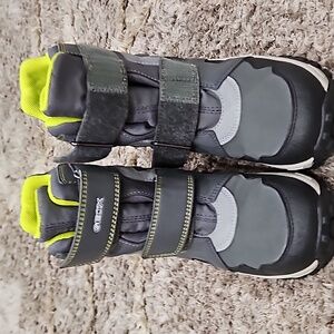 GEOX Boys Himalaya Boots / Sneakers kids waterproof Grey/green